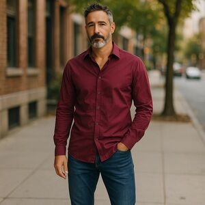 🛍️#388 ⚫️NWT Kenneth Cole Awearness Dress Shirt